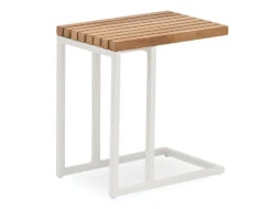LEVEL Cube Outdoor Side Table - White -Level Furniture Outlet Store 1 610054ef f6d8 490a bd6c dcc778fc72f3