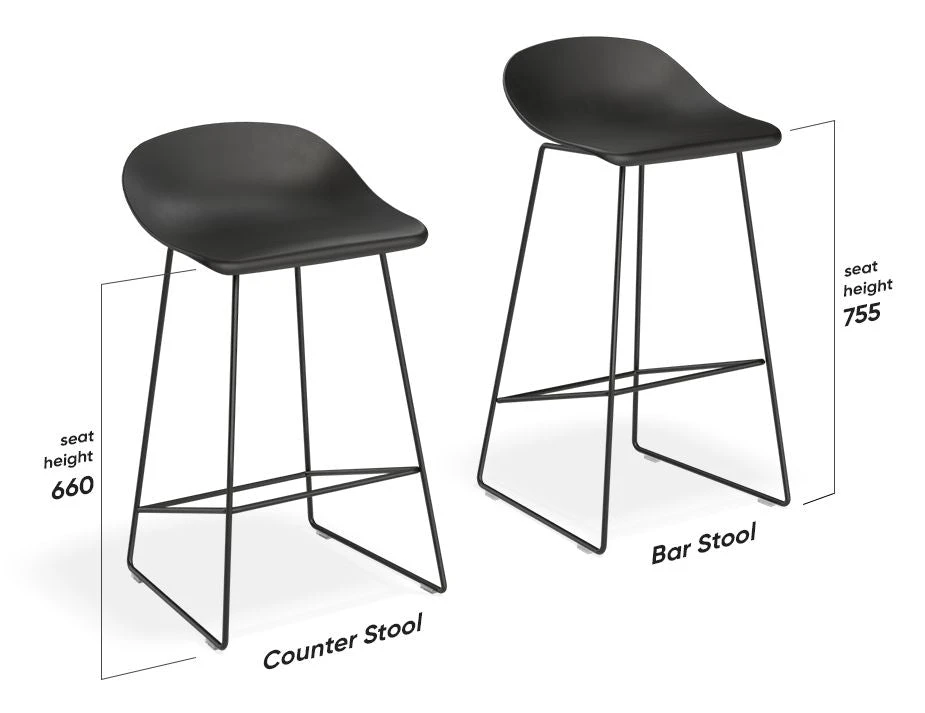 LEVEL Pop Stool With Black Frame And Upholstered Vintage Tan Seat 5 LEVEL Pop Stool With Black Frame And Upholstered Vintage Tan Seat - Image 5