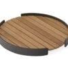 LEVEL Fino Outdoor Tray Round -Charcoal