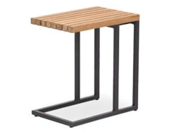 LEVEL Cube Outdoor Side Table - Charcoal