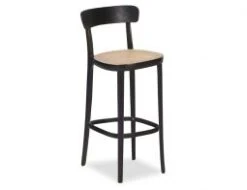 LEVEL Liana Stool - Black - Cane Seat -Level Furniture Outlet Store 4 b7e9f75e 9d55 4680 a883 a4ebfbc34add
