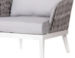 LEVEL Alma Lounge Chair - Outdoor - Single - White - Light Grey Cushion -Level Furniture Outlet Store Alma 0017 MG 3983 56886e36 5a41 4784 97fa ad54cf9e6b68