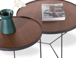 LEVEL Alora Coffee Table -Black - Walnut - Medium -Level Furniture Outlet Store Alora 0013 Walnut1 4f9f4237 043b 4f0c 88d2 13cbd4c1e74f