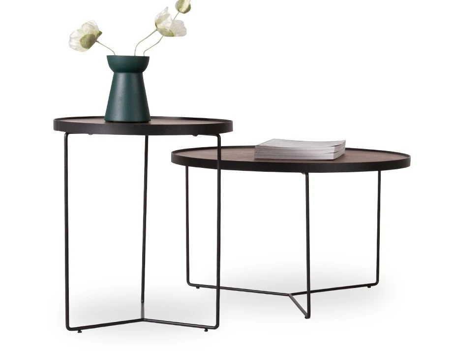 LEVEL Alora Side Table - Black - Walnut 6 LEVEL Alora Side Table - Black - Walnut - Image 6