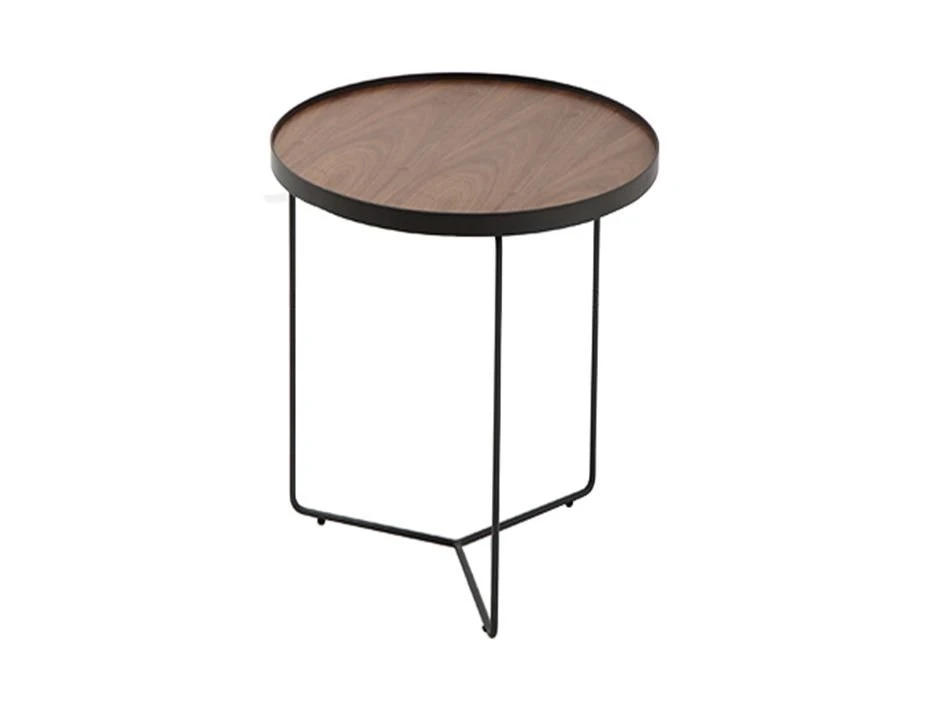 LEVEL Alora Side Table - Black - Walnut 3 LEVEL Alora Side Table - Black - Walnut - Image 3
