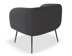 LEVEL Amour Lounge Chair - Storm Grey - Matt Black Legs -Level Furniture Outlet Store Amour DarkGrey Black BACK a7c8b512 cf5b 45ff ad14 450ad3c18c54