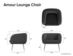 LEVEL Amour Lounge Chair - Storm Grey - Brushed Matt Gold Legs -Level Furniture Outlet Store Amour Dimensions c9a65b80 07a8 4fb3 a5ee 11ee596298ad