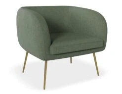 LEVEL Amour Lounge Chair - Kelp Green - Brushed Matt Gold Legs -Level Furniture Outlet Store Amour Green Brass MAIN V2 c1f58b2a a5a1 4b61 bf4a a67e15cae3a2