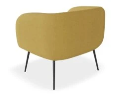 LEVEL Amour Lounge Chair - Tuscan Yellow - Brushed Matt Bronze Legs -Level Furniture Outlet Store Amour Yellow Black BACK 9177e757 ee36 437a b0c0 864ab30e9b8c