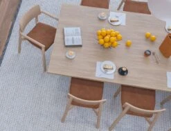 LEVEL Andi Armchair - Natural - With Pad - With Charcoal Fabric Cushion -Level Furniture Outlet Store Andi Chairs Armchairs Natural TanPad 2 7ee252fa 7a4d 4b75 81e2 0d4d906a0082