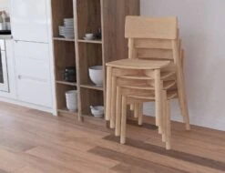 LEVEL Andi Chair - Natural Ash -Level Furniture Outlet Store Andi Stack Natural