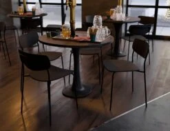 LEVEL Rylie Chair - Black Stained Ash Seat And Backrest -Level Furniture Outlet Store B100216227 l4 rylie chair lifestyle5c black