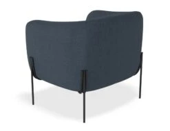 LEVEL Belle Lounge Chair - Midnight Blue - Matt Black Legs -Level Furniture Outlet Store Belle Dark Blue BACK2 862939eb 5f9d 476b 94ec 5d73c93fc1bc