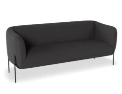 LEVEL Belle 2.5 Seater Sofa - Storm Grey - Brushed Matt Bronze Legs -Level Furniture Outlet Store Belle Dark Grey MattBlack MAIN 8c2782fa 6b33 4a4e 92d3 496cf7f30bef