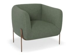 LEVEL Belle Lounge Chair - Kelp Green - Brushed Matt Bronze Legs -Level Furniture Outlet Store Belle Green Bronze MAIN2 V2 54bf8c5b bdd7 4de6 8c02 dc054a7cc1f0