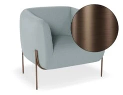 LEVEL Belle Lounge Chair - Sky Blue - Matt Black Legs -Level Furniture Outlet Store Belle Light Blue Bronze SWATCH2 c8aedb86 443e 42ec a0ab 99d5f62d2086