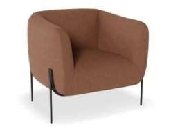 LEVEL Belle Lounge Chair - Terracotta Rust - Brushed Matt Gold Legs -Level Furniture Outlet Store Belle Rust MAIN 00b8fba6 f408 4957 bc32 482b4f2c1046
