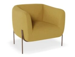 LEVEL Belle Lounge Chair - Tuscan Yellow - Brushed Matt Bronze Legs -Level Furniture Outlet Store Belle Yellow Bronze MAIN a5da2406 e7d9 4782 a5ca bc1264aa9dba