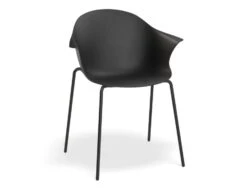 LEVEL Pebble Armchair Black With Shell Seat - Swivel Base With Castors -Level Furniture Outlet Store BlackSeat 4PostBaseBlack MAIN 3e6325ee 9151 4370 9a2a 3f19b2b4e730