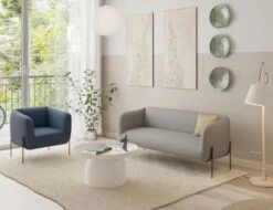 LEVEL Belle Lounge Chair - Midnight Blue - Matt Black Legs -Level Furniture Outlet Store Blue Belles WebsiteV2 e00cfeb7 7d4f 4661 abc5 0ee4a9dcaf88