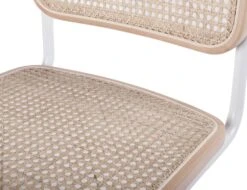 LEVEL Calibre Chair - White With Natural Cane -Level Furniture Outlet Store Calliber white dining chair modern 6717eb4d 6276 4058 9c1c f938da55bc6b