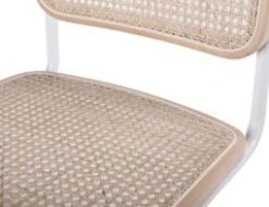 LEVEL Calibre Chair - White With Natural Cane -Level Furniture Outlet Store Calliber white dining chair modern 9f647c14 d7fb 40be 91f0 0f22f0077455