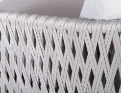 LEVEL Alma Lounge Chair - Outdoor - Single - White - Light Grey Cushion -Level Furniture Outlet Store Close ups 0008 MG 3988 1ea8eab5 07d6 47aa 8bc4 6f1bc5c6fecd