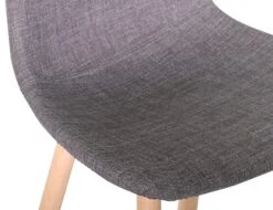 LEVEL Ara Stool - Natural - Charcoal Fabric -Level Furniture Outlet Store Flex Chair Chl upholsted1 00d34e64 2571 4a1e afb6 c670e8e1e1e3