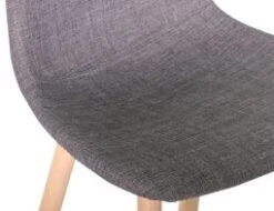 LEVEL Ara Stool - Natural - Charcoal Fabric -Level Furniture Outlet Store Flex Chair Chl upholsted1 76250468 96b7 4f6c 81a3 361e9f3ba02e