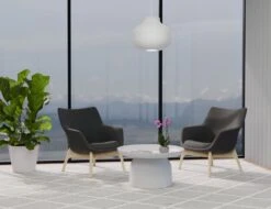 LEVEL Flow Armchair - Dark Grey 14 LEVEL Flow Armchair - Dark Grey -Level Furniture Outlet Store Flow chair charcoal lifestyle1