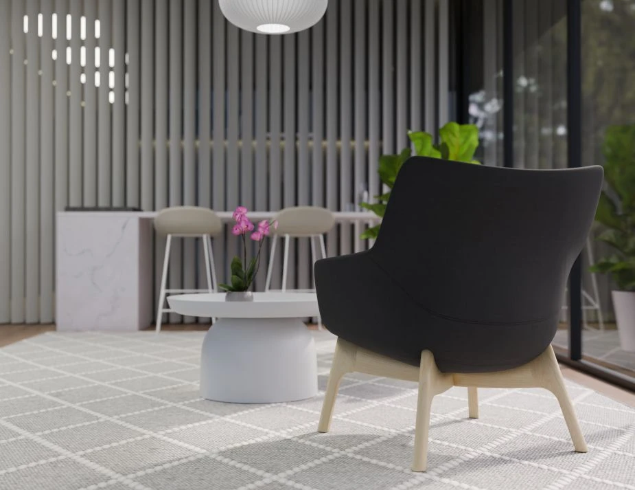 LEVEL Flow Armchair - Dark Grey 8 LEVEL Flow Armchair - Dark Grey - Image 8