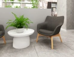 LEVEL Flow Armchair - Dark Grey 16 LEVEL Flow Armchair - Dark Grey -Level Furniture Outlet Store Flow chair charcoal lifestyle6