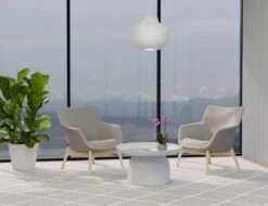 LEVEL Flow Armchair - Light Grey 13 LEVEL Flow Armchair - Light Grey -Level Furniture Outlet Store Flow chair cloudgrey lifestyle1