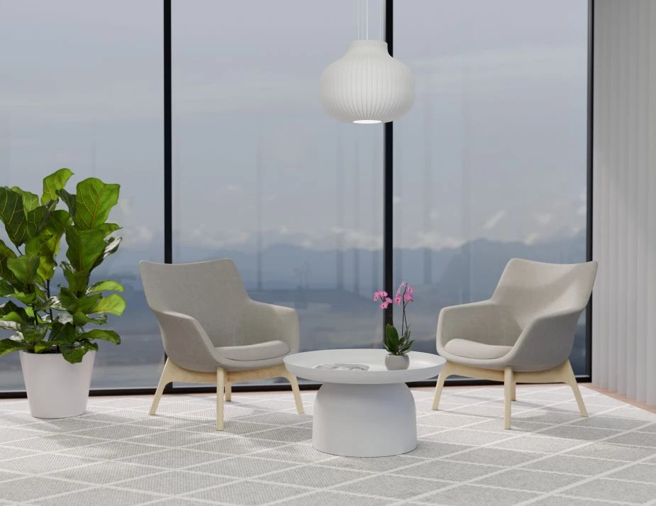 LEVEL Flow Armchair - Light Grey 4 LEVEL Flow Armchair - Light Grey - Image 4