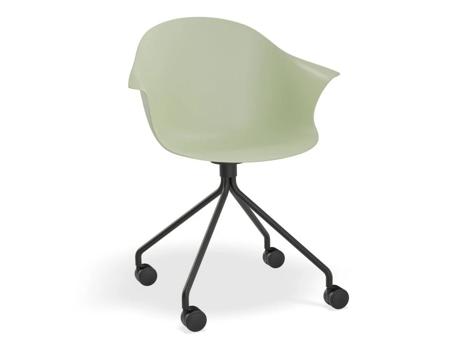 LEVEL Pebble Armchair Mint Green With Shell Seat - Swivel Base 10 LEVEL Pebble Armchair Mint Green With Shell Seat - Swivel Base - Image 10