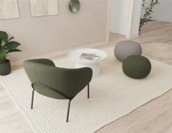 LEVEL Solace Lounge Chair - Kelp Green - Brushed Matt Bronze Legs -Level Furniture Outlet Store Green Solace Back b1ab1ae1 303a 4d48 be57 1c7852087f0d