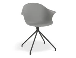 LEVEL Pebble Armchair Grey With Shell Seat - Pyramid Fixed Base With Castors 16 LEVEL Pebble Armchair Grey With Shell Seat - Pyramid Fixed Base With Castors -Level Furniture Outlet Store GreySeat NonSwivelBaseBlack MAIN 8476ec3c 0c57 43e0 8b8a 31386eeba020