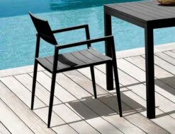 LEVEL Halki Table - Outdoor - 160cm X 90cm - Charcoal -Level Furniture Outlet Store HALKI CHAIR CHAR f468d9a7 7524 4a9f a074 fe2755e0225e