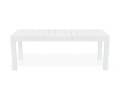 LEVEL Halki Bench Seat - Outdoor - 120cm - White -Level Furniture Outlet Store Halki Bench120 White FRONT