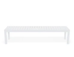 LEVEL Halki Bench Seat - Outdoor - 190cm - White -Level Furniture Outlet Store Halki Bench190 White FRONT