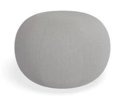 LEVEL Ronde Pouf In Cloud Grey - Large
