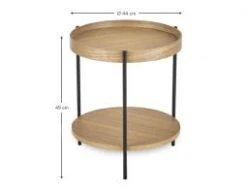 LEVEL Layer Side Table - Natural -Level Furniture Outlet Store Layer Collection Ash side 6 c55ff464 e0fe 41e1 adb3 53952fb28afc