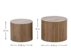 LEVEL Stump Table Set - Walnut -Level Furniture Outlet Store Layer Collection Walnut 2 4caad6e7 af12 4809 9a3a ef2d813b8c87