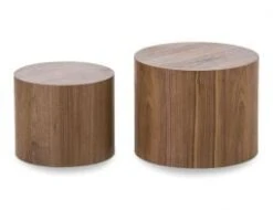 LEVEL Stump Table Set - Walnut -Level Furniture Outlet Store Layer Collection Walnut 4 b93eab84 47fd 4446 a816 035c21bea5b8