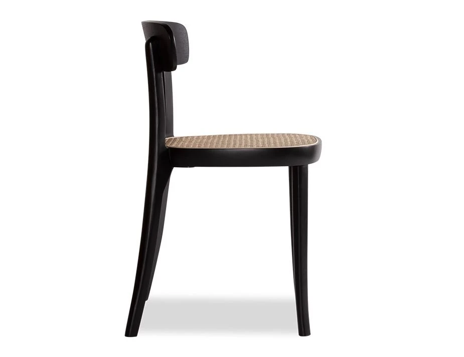 LEVEL Liana Chair - Black Frame With Cane Seat 4 LEVEL Liana Chair - Black Frame With Cane Seat - Image 4