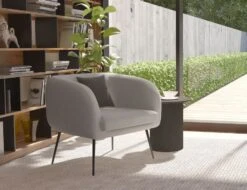 LEVEL Amour Lounge Chair - Cloud Grey - Matt Black Legs -Level Furniture Outlet Store LightGrey 1 Cropped e0c0e27e 2b70 41e4 8f56 0a7d1414f0c3
