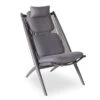LEVEL Minori Lounge Chair - Outdoor - Charcoal - Dark Grey Cushion