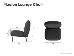 LEVEL Moulon Lounge Chair - Stone Boucle - Matt Black Legs 15 LEVEL Moulon Lounge Chair - Stone Boucle - Matt Black Legs -Level Furniture Outlet Store Moulon Dimensions ba278c94 cc4c 4c33 93ee 725975fb32d7