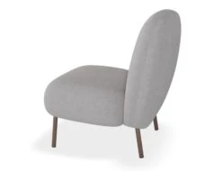 LEVEL Moulon Lounge Chair - Cloud Grey - Brushed Matt Bronze Legs -Level Furniture Outlet Store Moulon Grey Bronze SIDE dc607a21 5418 4bd6 b48c a08ac464e6dd