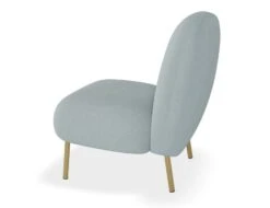 LEVEL Moulon Lounge Chair - Sky Blue - Brushed Matt Gold Legs 5 LEVEL Moulon Lounge Chair - Sky Blue - Brushed Matt Gold Legs -Level Furniture Outlet Store Moulon LightBlue Brass SIDE 2b6ecae4 f8b3 4738 9be2 c9d584743913